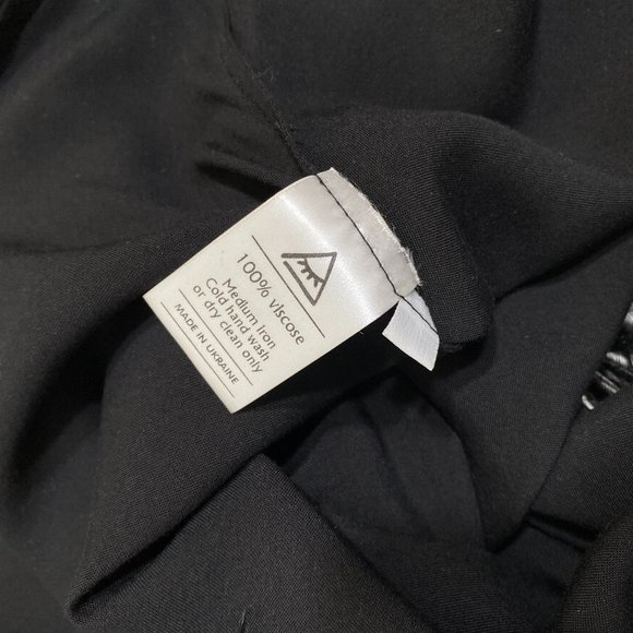 SLEEPER Black Slip Dress w/Feather Trim - Picture 10 of 10